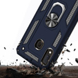 Etui pancerne do Samsung Galaxy A20E, Nox Case Ring, niebieskie