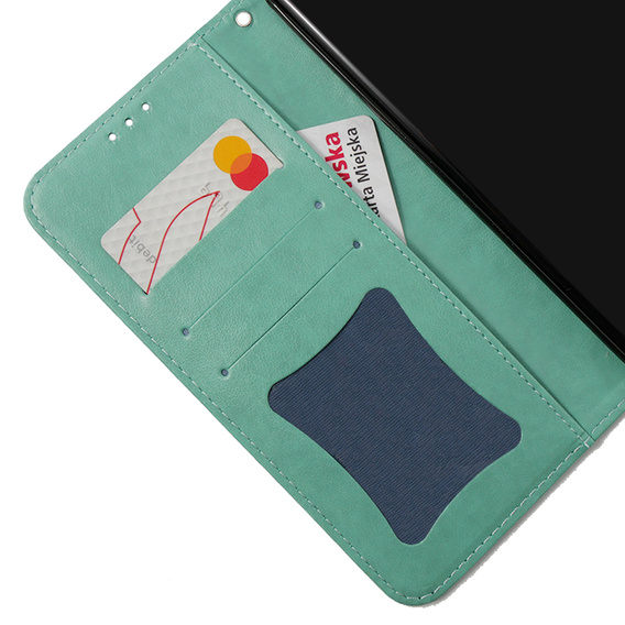 Etui z klapką do Realme 11 Pro 5G / Pro+ 5G, Mandala, zielone
