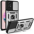 Etui pancerne do Xiaomi Redmi Note 12S 4G, CamShield Slide, srebrne