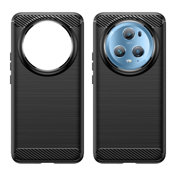 Etui do Honor Magic 5 Pro, Karbon, czarne