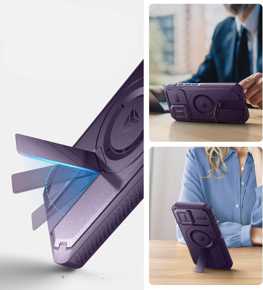 Etui Dexnor MagSafe z osłoną aparatu do iPhone 16