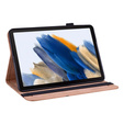 Etui do Samsung Galaxy Tab A9+, Classic, z miejscem na rysik, brązowe
