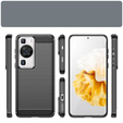Etui do Huawei P60 / P60 Pro, Karbon, czarne