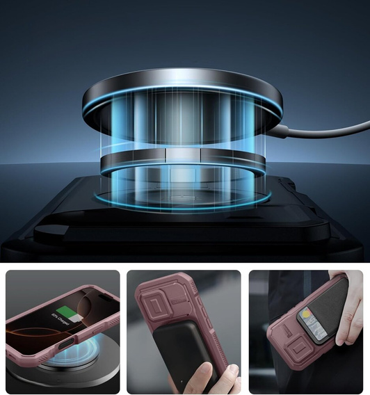 Etui pancerne Dexnor CamProtect z MagSafe do iPhone 16 Pro
