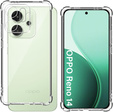 Etui do Oppo Reno 14, wzmocnione, z ochroną aparatu, przezroczyste