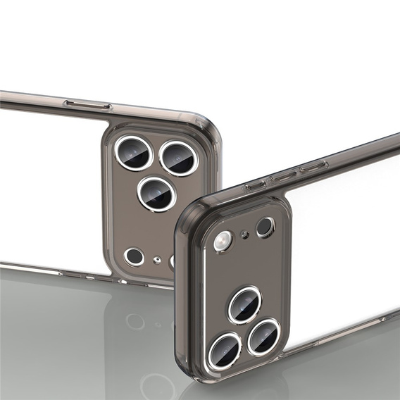 Etui silikonowe z twardym tyłem do iPhone 17 Pro