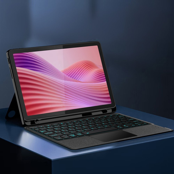 Etui z klawiaturą do Lenovo Tab 10.1" TB311FU, czarne