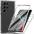 Etui do Samsung Galaxy S24 Ultra, Shockproof, z folią, przezroczyste