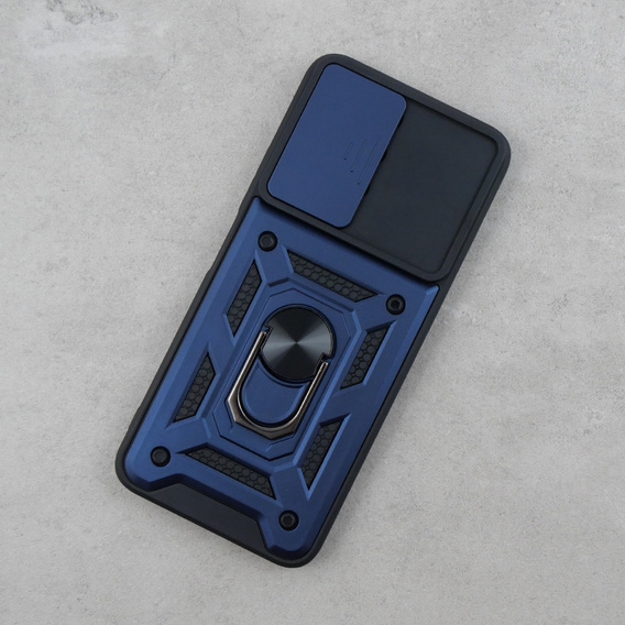 Etui pancerne do Xiaomi Redmi 12, CamShield Slide, granatowe