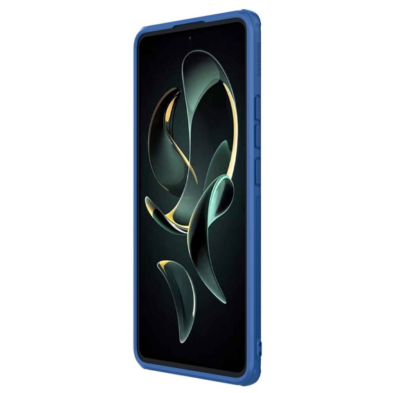 Etui NILLKIN do Xiaomi 13T / 13T Pro, Super Frosted Shield, niebieskie