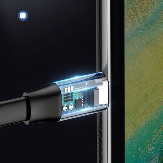 Baseus Nimble 23 cm – kabel USB-A do USB-C 40W 5A, szaro-czarny