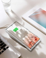 Etui do Samsung Galaxy S22 Ultra, Suritch Full Body Marble, białe