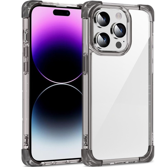 Etui do iPhone 14 Pro, ERBORD CornerShield, czarne