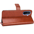 Etui z klapką do Huawei Nova Y70 4G, Crazy Horse Wallet, brązowe