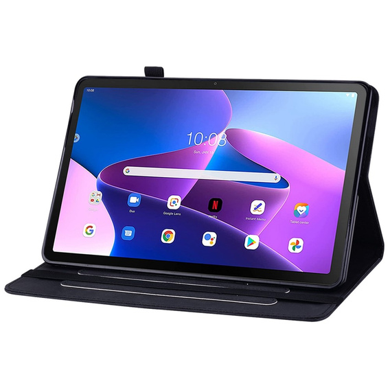 Etui do Lenovo Tab M10 10.1 Gen 3, Wallet Pen Slot, czarne