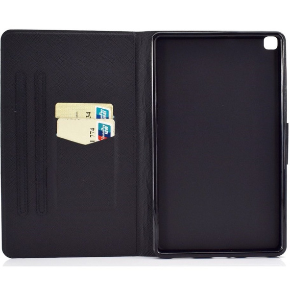 Etui do Samsung Galaxy Tab A7 10.4 2020 T500 T505, butterflies, fioletowe