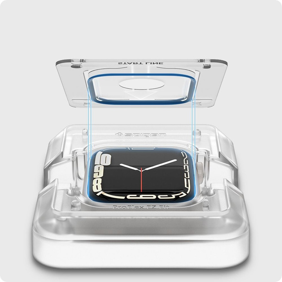 2x Szkło Hybrydowe Spigen ProFlex EZ FIT do Apple Watch 7/8/9 45MM