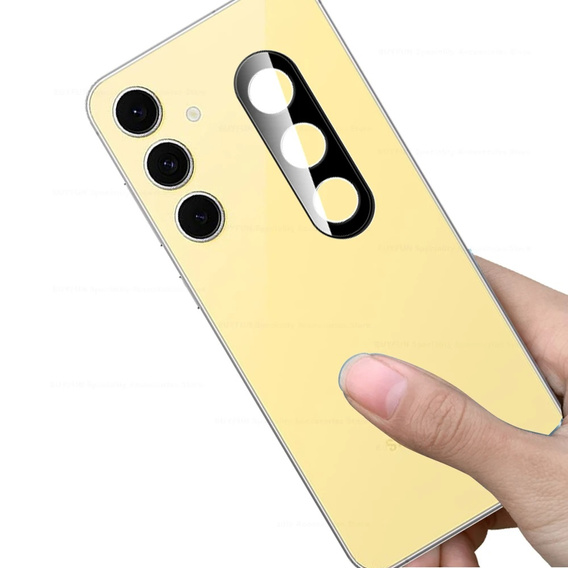 Szkło hartowane na aparat do Samsung Galaxy S24 FE, czarne