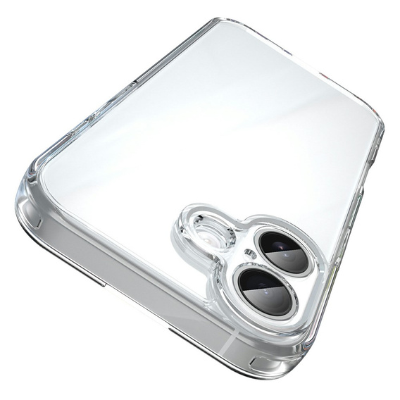 Etui do iPhone 17, z osłoną aparatu, przezroczyste