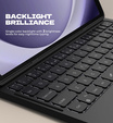 Etui magnetyczne Dexnor z klawiaturą i touchpadem do Samsung Galaxy Tab A9+