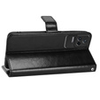 Etui z klapką do Xiaomi Poco F4 5G, Crazy Horse Wallet, czarne