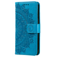 Etui z klapką do Samsung Galaxy A34 5G, Mandala, niebieskie