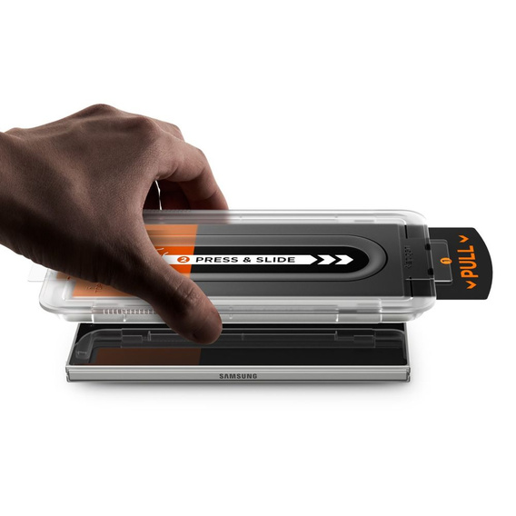 Szkło do etui + Aplikator Spigen do Samsung Galaxy Z Fold7, Glas.tr EZ Fit Pro HD 2-Pack