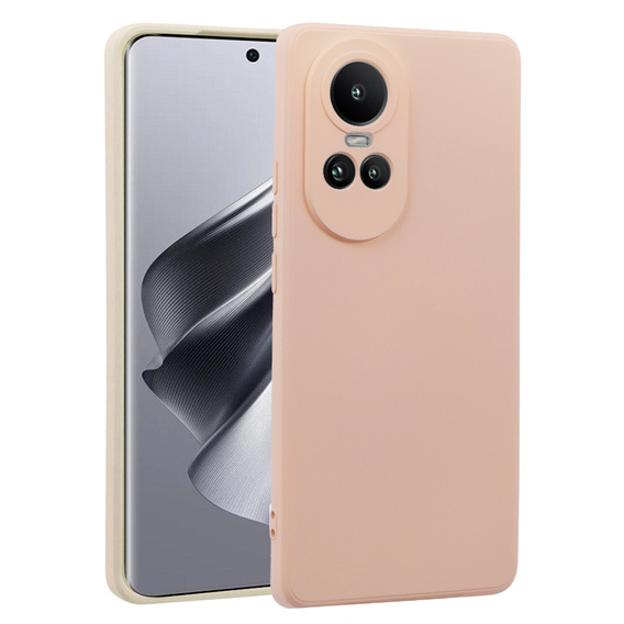 Etui do Oppo Reno 10 / 10 Pro, Silicone Lite, różowe