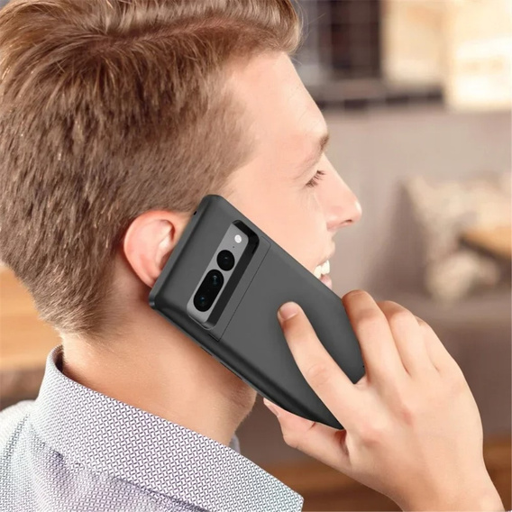 Etui z Baterią 10000mAh do Google Pixel 7 Pro, czarne