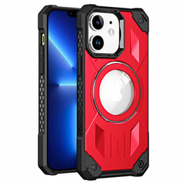 Etui do iPhone 11, Heavy Duty, do MagSafe, czerwone