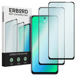 2x Szkło Hartowane do Xiaomi Redmi Note 10 5G, ERBORD 3D pełne, szybka na cały ekran