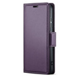 Etui ERBORD Glossy Litchi portfel z klapką do Motorola Edge 60 Pro
