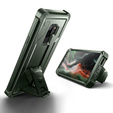Etui pancerne do Samsung Galaxy S9 Plus, Dexnor Full Body, zielone