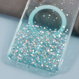 Etui do Samsung Galaxy S24+ Plus, Glittery, do MagSafe, zielone