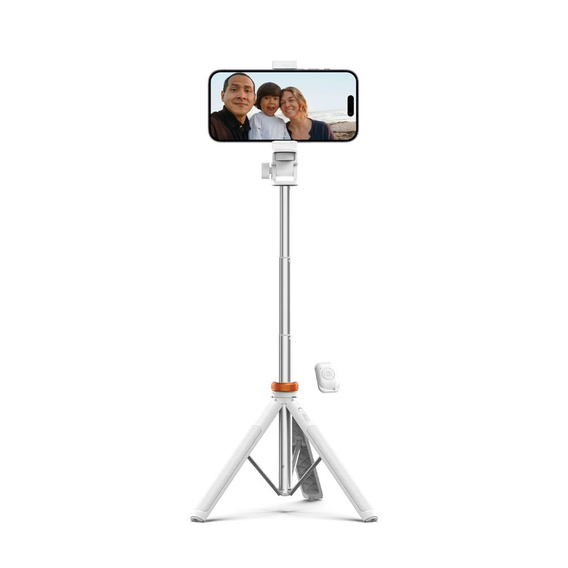 Tech-Protect L03S Wireless Kijek Selfie Stick Tripod, biały