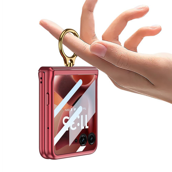 Etui z podstawką i ochroną zawiasu do Motorola Razr 60 Ultra 5G