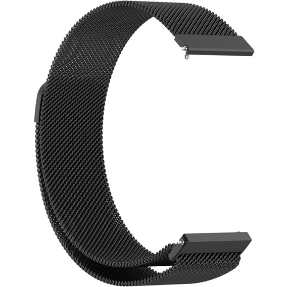 Uniwersalna Bransoleta Milanese Band 22mm, Czarna
