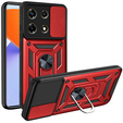 Etui pancerne do Infinix Note 30 5G, CamShield Slide, czerwone