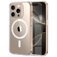 Etui Magnetyczne do iPhone 16 Pro Max, ERBORD CrystalMag, przezroczyste + Szkło na ekran