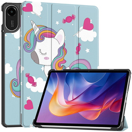 Etui z klapką do Xiaomi Redmi Pad 2 - jednorożec