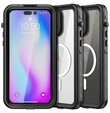 Etui wodoodporne do iPhone 14 Pro, Redpepper, do MagSafe, czarne