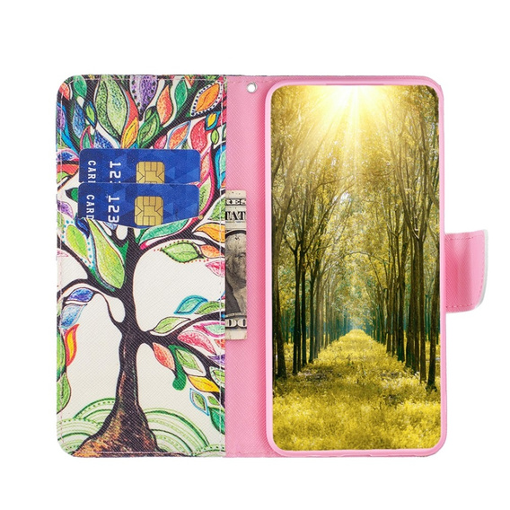 Etui z klapką do Xiaomi Redmi 13C / Poco C65, Wallet, Tree of Life