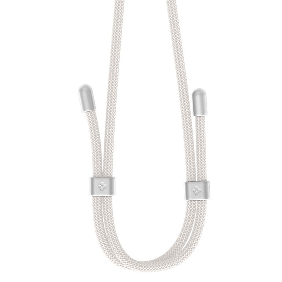 Smycz do telefonu Spigen Crossbody Strap + Wrist Strap + ConTag,  biała