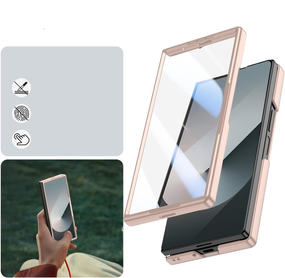 Etui ze szkłem z pełną ochroną 360° do Samsung Galaxy Z Fold6 5G