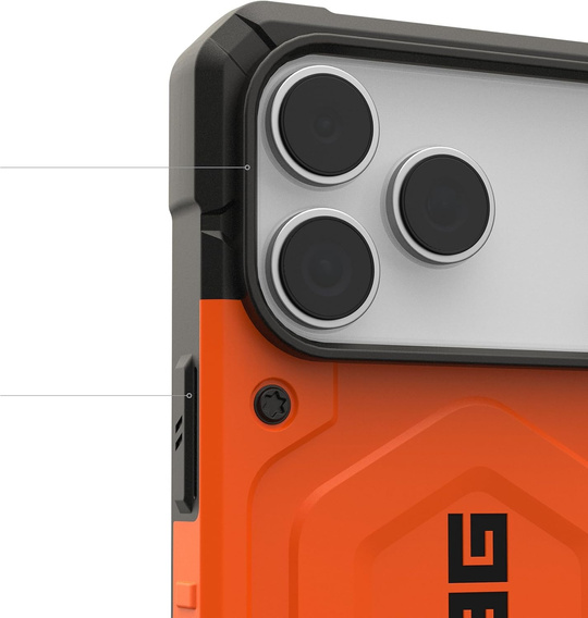 Etui Urban Armor Gear do iPhone 17 Pro Max, Pathfinder MagSafe, Orange
