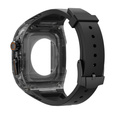 Pasek Silikonowy z Etui do Apple Watch 4/5/6/7/8/9/SE 44/45MM, Czarny