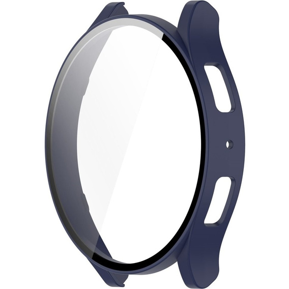 2w1 Etui + Szkło Hartowane  do Samsung Galaxy Watch 6 40mm, Granatowe