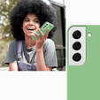Etui do Samsung Galaxy S22 5G, Silicone Lite, miętowe