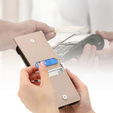 Etui do Samsung Galaxy Z Flip7 FE / Z Flip6, Card Slot Ring Case, beżowe