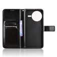 Etui z klapką do Xiaomi Poco F7 Pro, Crazy Horse Wallet, czarne